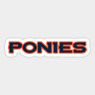 Ponies! Sticker